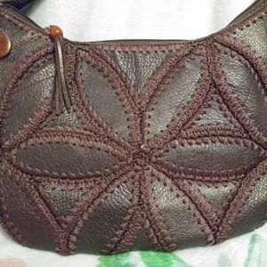 The Sak brown leather Shoulder bag